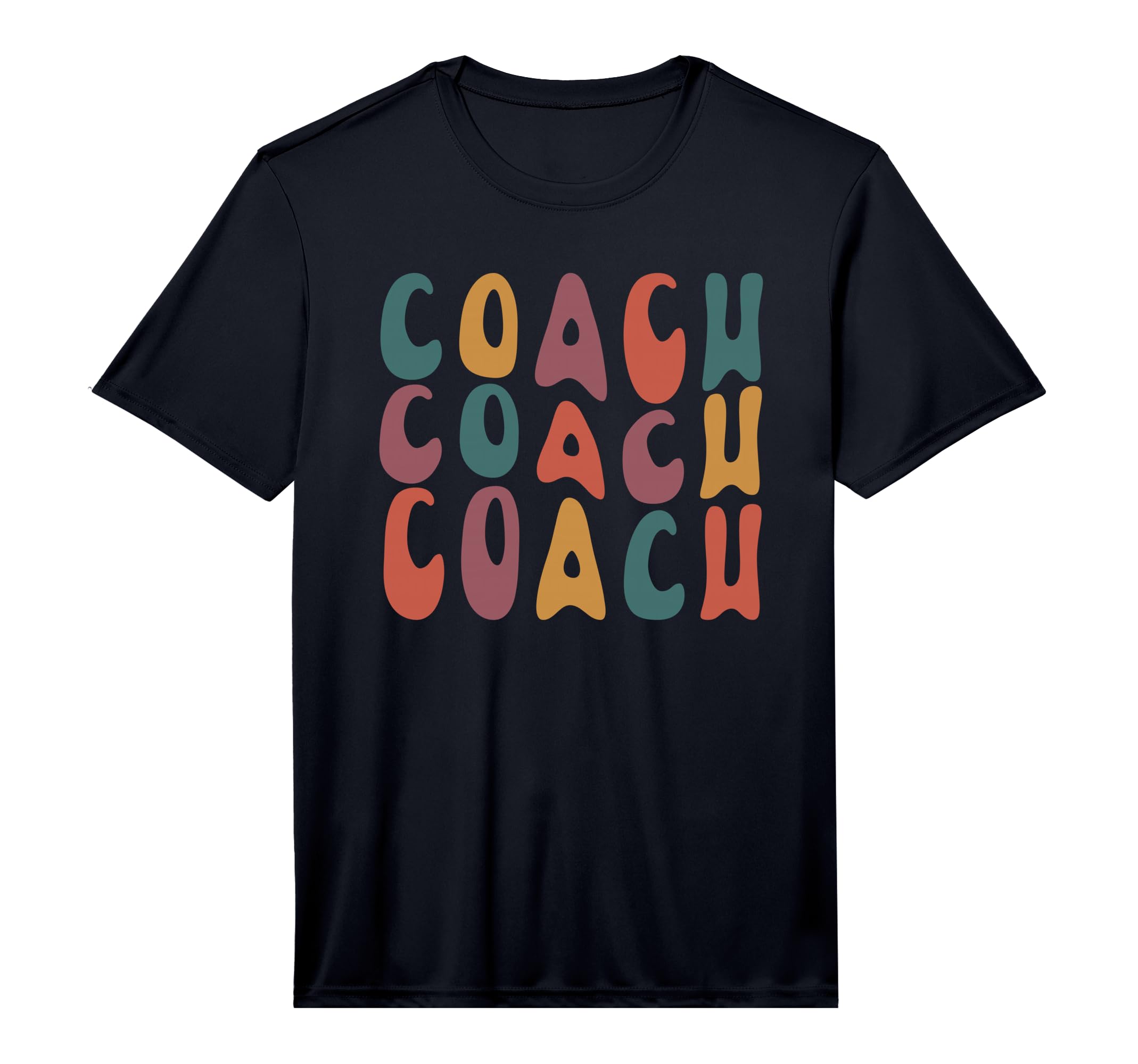 Mens Coach Groovy Colorful Coaching T-Shirt - Casual Everyday Wear Unisex - T-Shirt, Sweatshirt, Hoodie