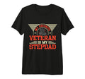 My Favorite Veteran Is My Stepdad T-Shirt - Aesthetic Graphic for Adults - T-Shirt, Sweatshirt, Hoodie