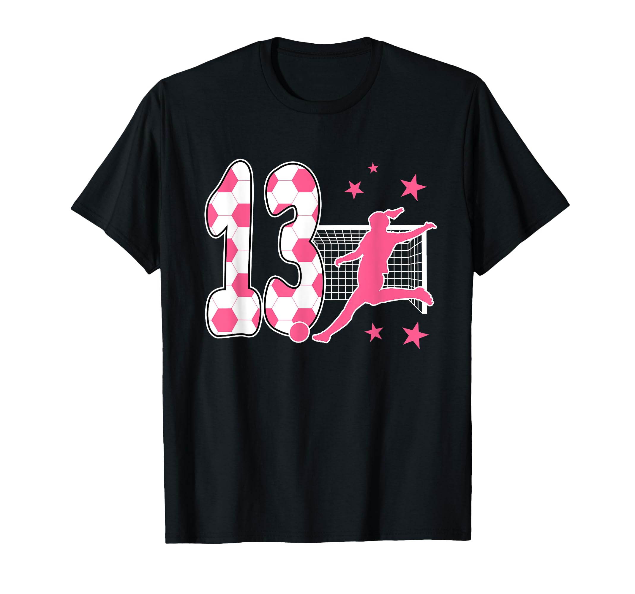 13 Year Old Birthday Soccer Lover 13Th T-Shirt - Graphic Print Unisex - T-Shirt, Sweatshirt, Hoodie