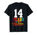 14 Years Being Awesome Gifts 14 Years T-Shirt - Custom Art Print Unisex - T-Shirt, Sweatshirt, Hoodie