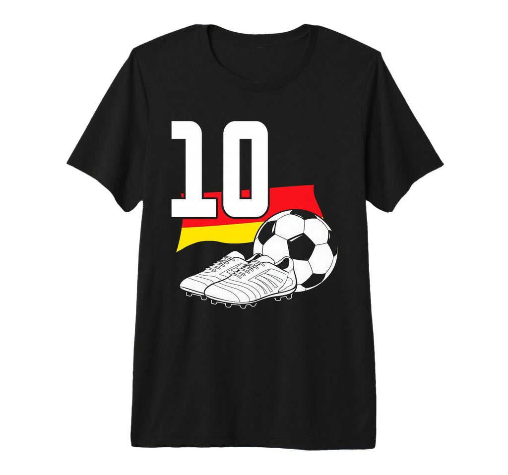 10 Soccer Birthday Gift Soccer Fan T-Shirt - Fun Novelty Design Men Women - T-Shirt, Sweatshirt, Hoodie