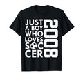 2008 Just Who Loves Soccer 18Th T-Shirt - Aesthetic Graphic for Adults - T-Shirt, Sweatshirt, Hoodie