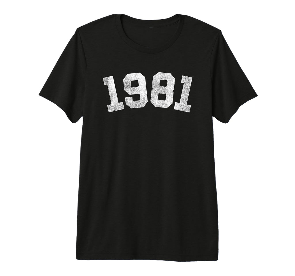 1981 45 Years Old 45Th Birthday Dad Mom T-Shirt - Custom Art Print Unisex - T-Shirt, Sweatshirt, Hoodie