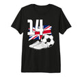 14 Soccer Birthday Gift Soccer Fan T-Shirt - Minimalist Print Men Women - T-Shirt, Sweatshirt, Hoodie