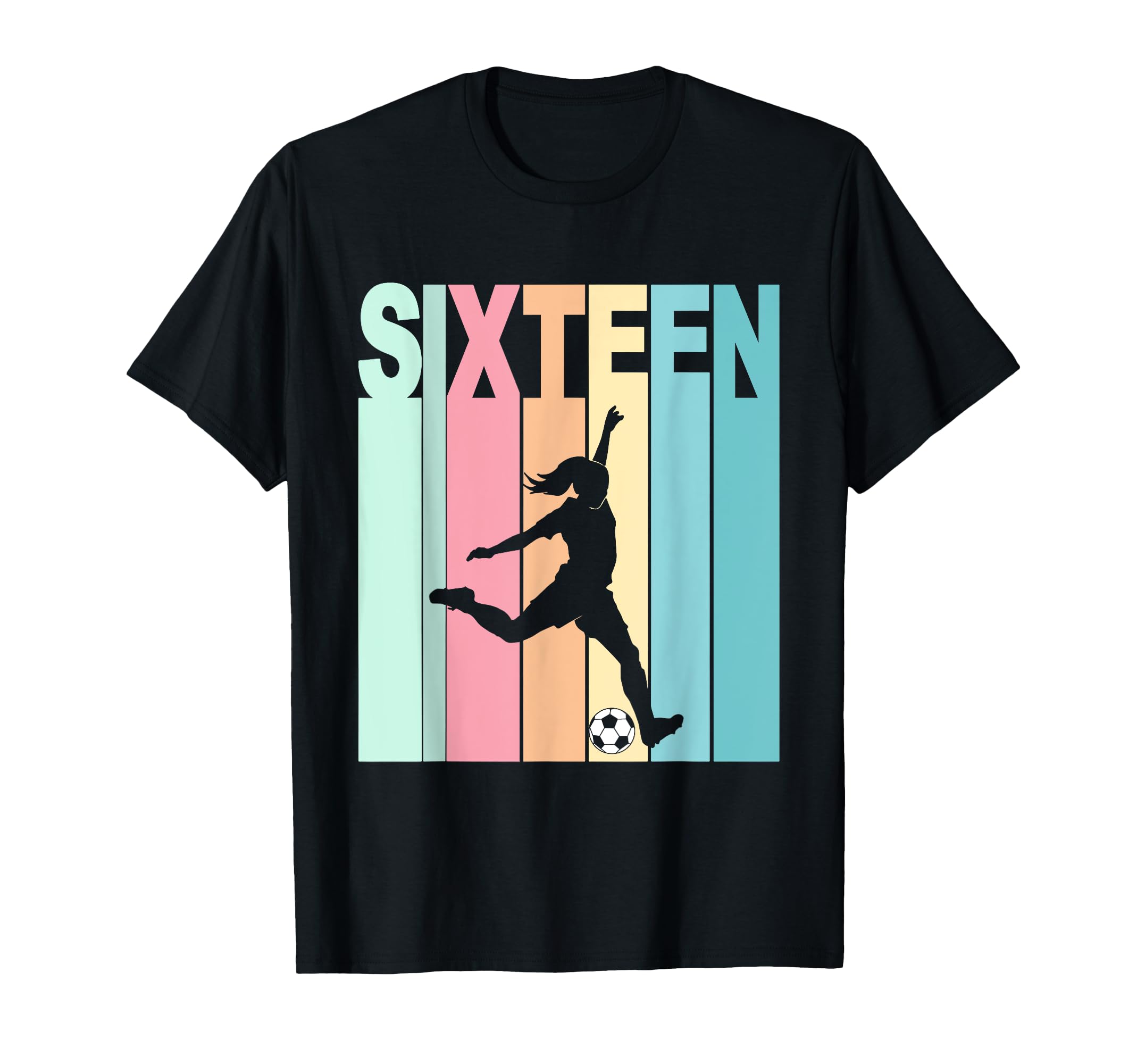 16Th Birthday Soccer Theme 16 Year Old T-Shirt - Unique Graphic for Adults - T-Shirt, Sweatshirt, Hoodie