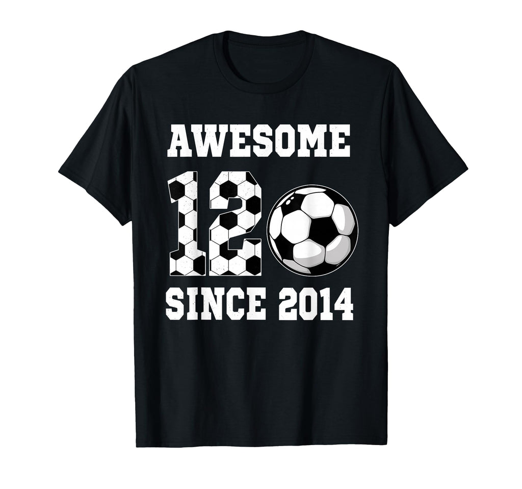 12 Years Old Birthday Soccer Awesome T-Shirt - Minimalist Print Men Women - T-Shirt, Sweatshirt, Hoodie