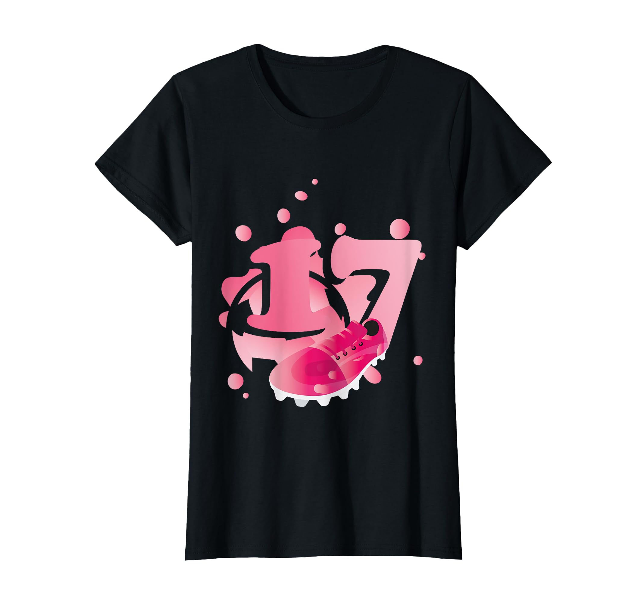 17Th Birthday Soccer Player Football T-Shirt - Casual Everyday Wear Unisex - T-Shirt, Sweatshirt, Hoodie