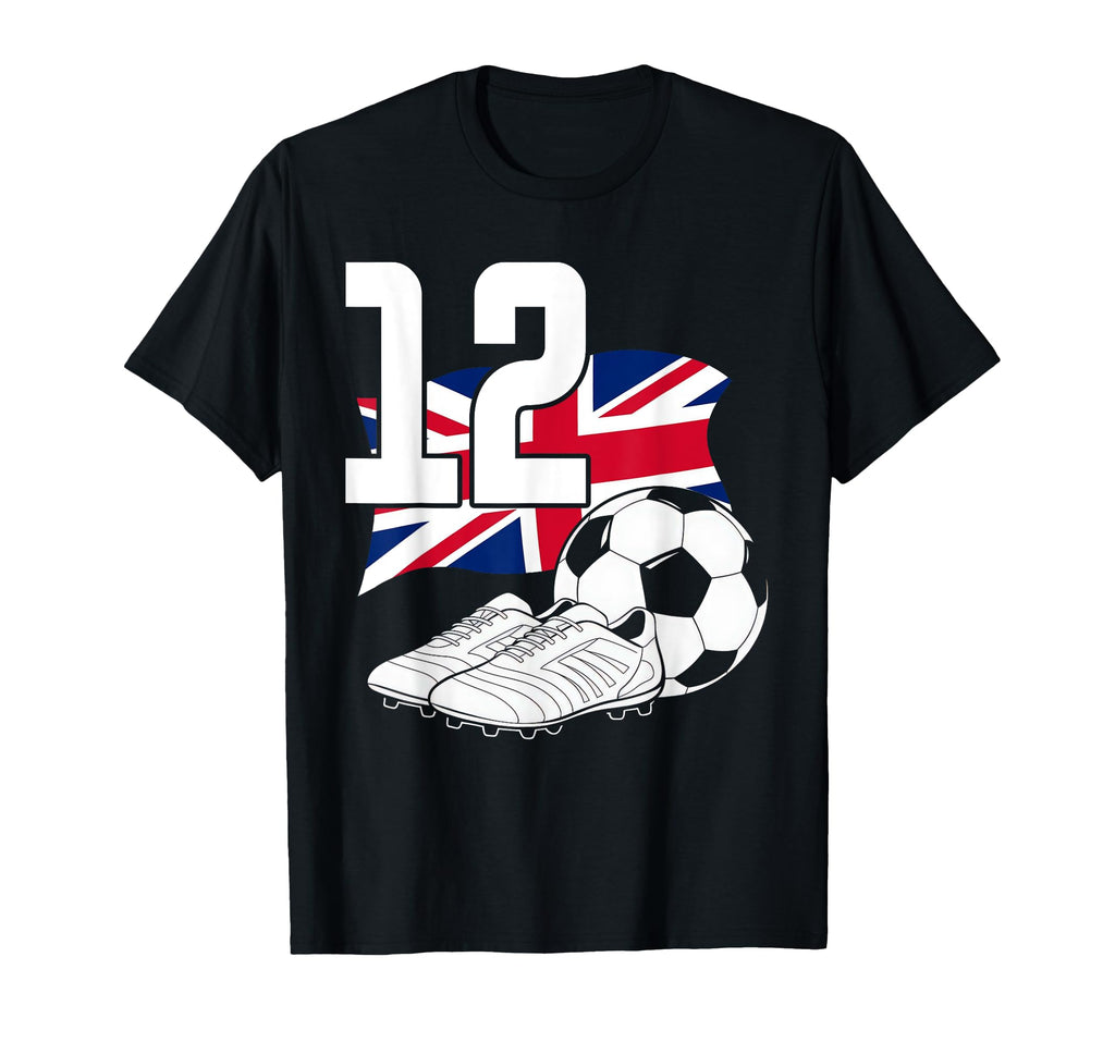 12 Soccer Birthday Gift Soccer Fan T-Shirt - Casual Everyday Wear Unisex - T-Shirt, Sweatshirt, Hoodie