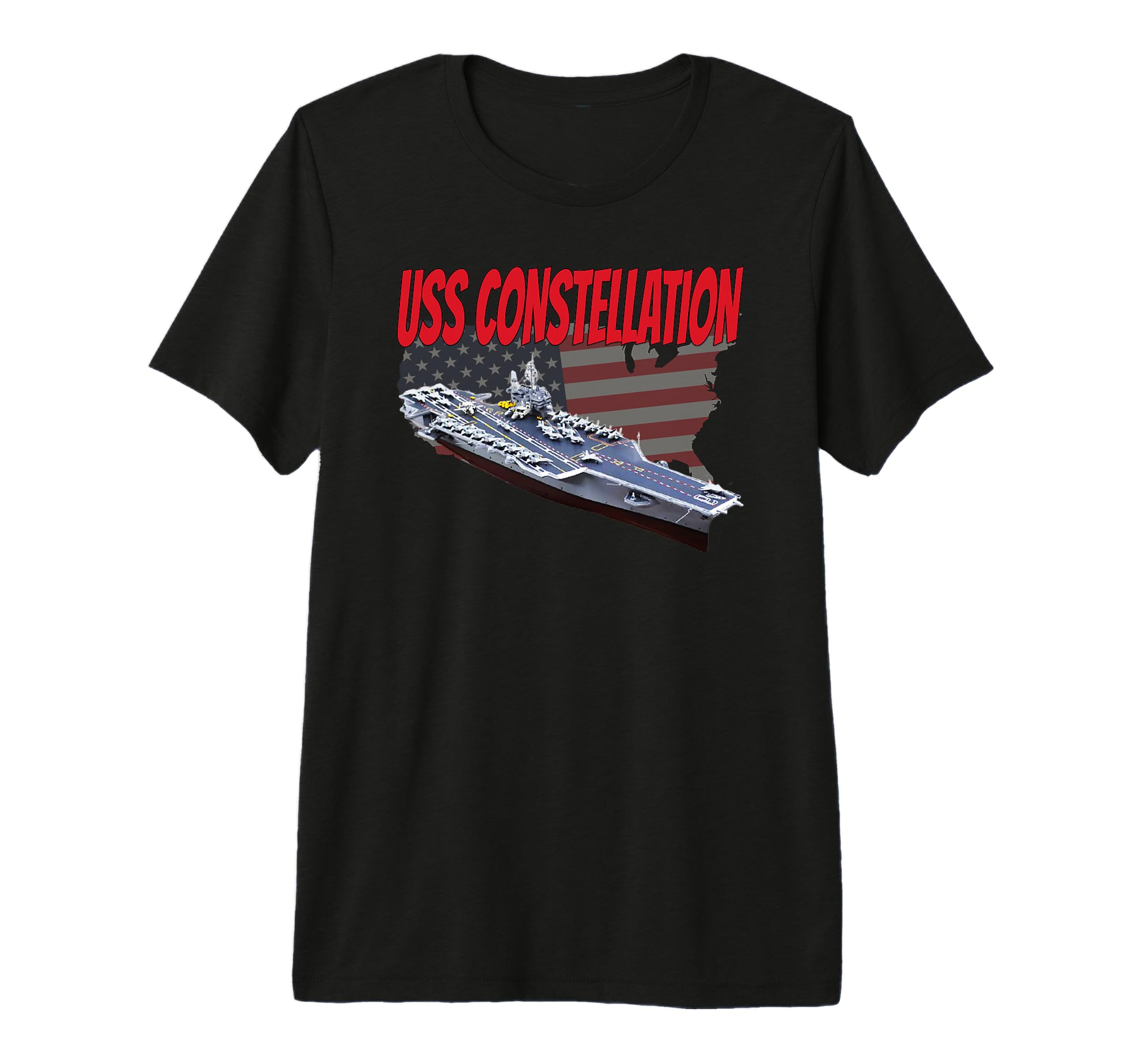 Aircraft Carrier Uss Constellation T-Shirt - Fun Novelty Design Unisex - T-Shirt, Sweatshirt, Hoodie