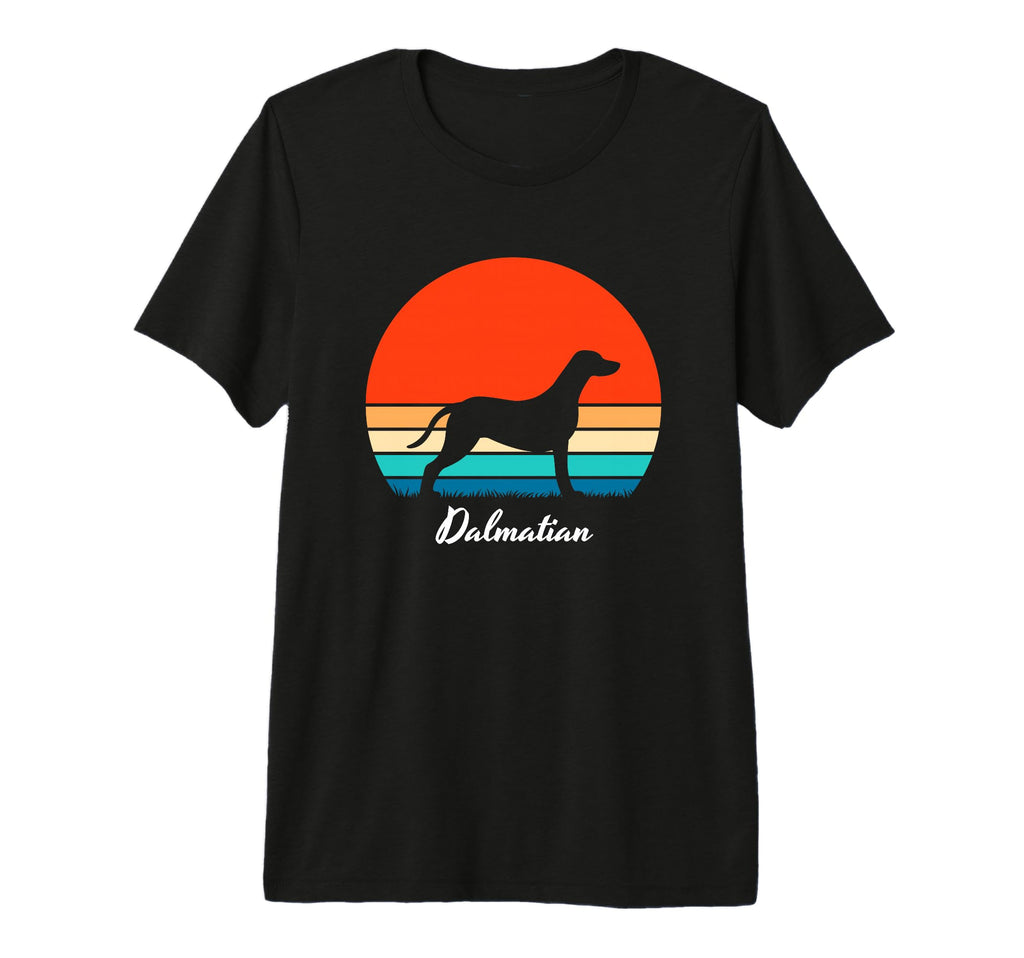 Dalmatian Sunset Dog Mom Dad Owner T-Shirt - Streetwear Style Men Women - T-Shirt, Sweatshirt, Hoodie