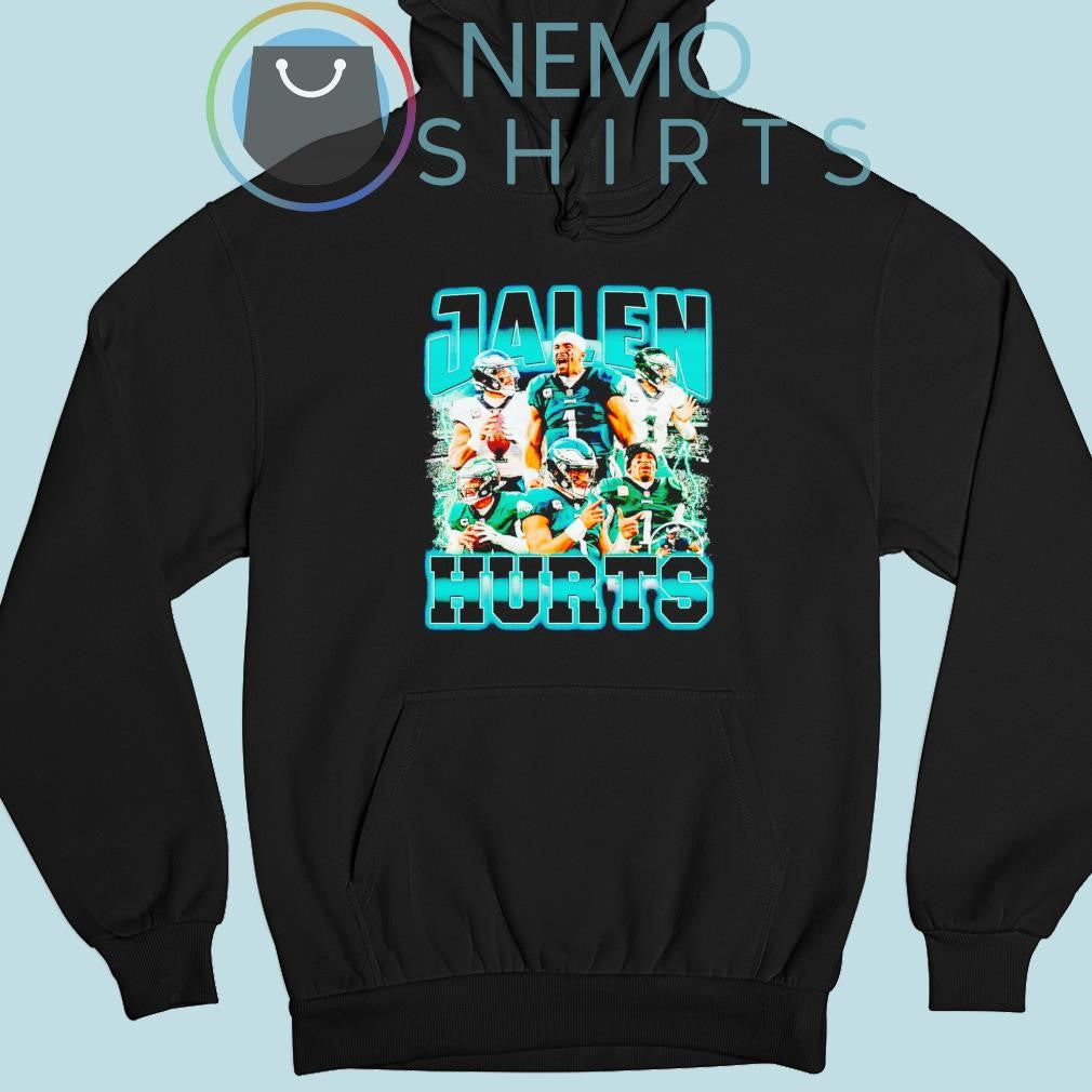 Philadelphia Eagles Jalen Hurts 90s graphic - Adult & Kids T-Shirts, Sweatshirts & Hoodies apparel design preview 2