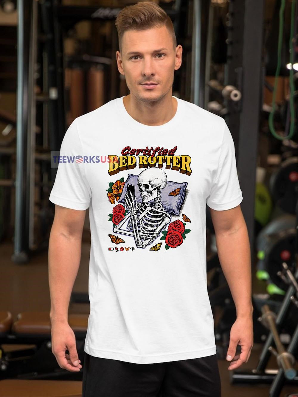 Certified bed rotter skeleton - Adult & Kids T-Shirts, Sweatshirts & Hoodies apparel design preview 1