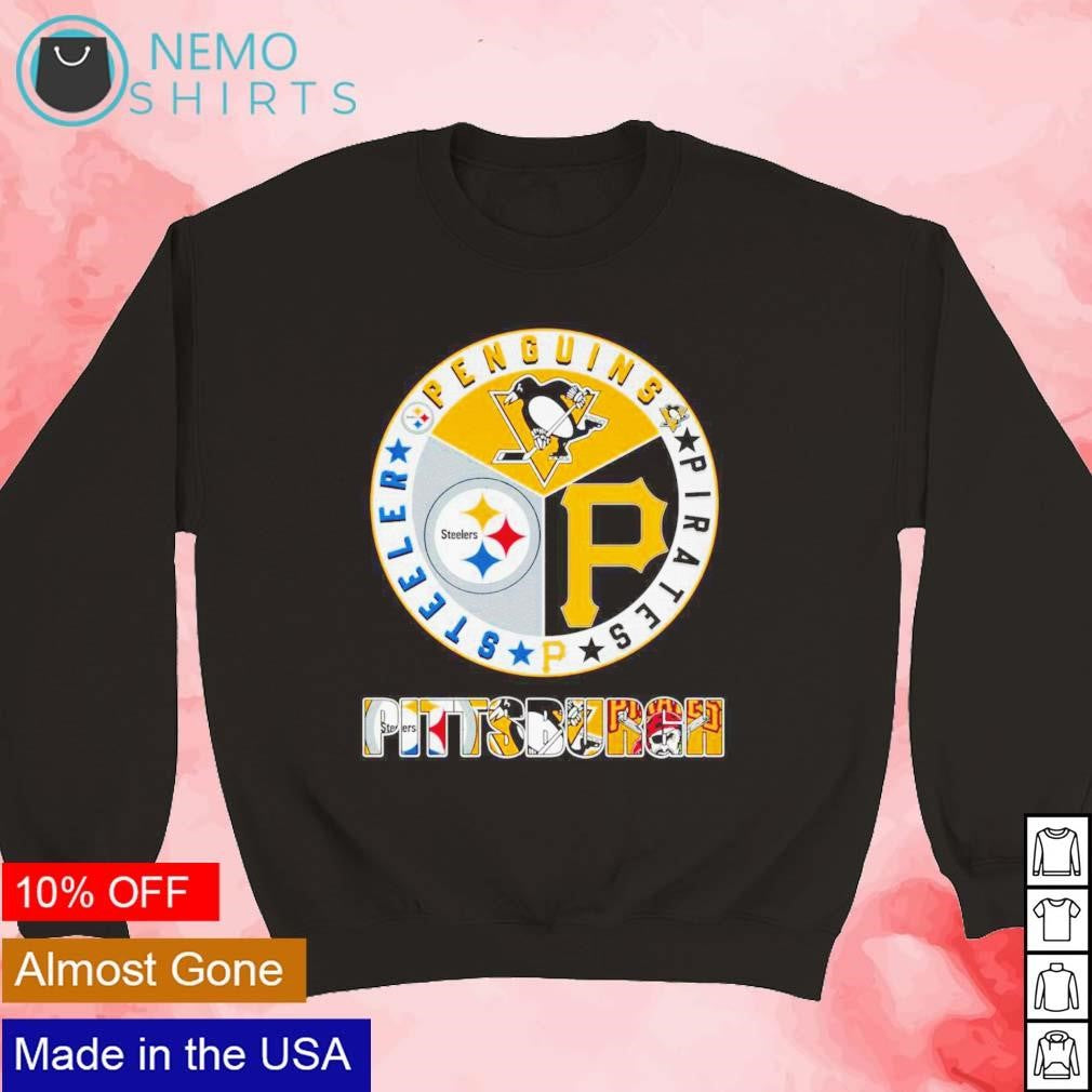 Pittsburgh Steelers Penguins Pirates - Adult & Kids T-Shirts, Sweatshirts & Hoodies apparel design preview 3