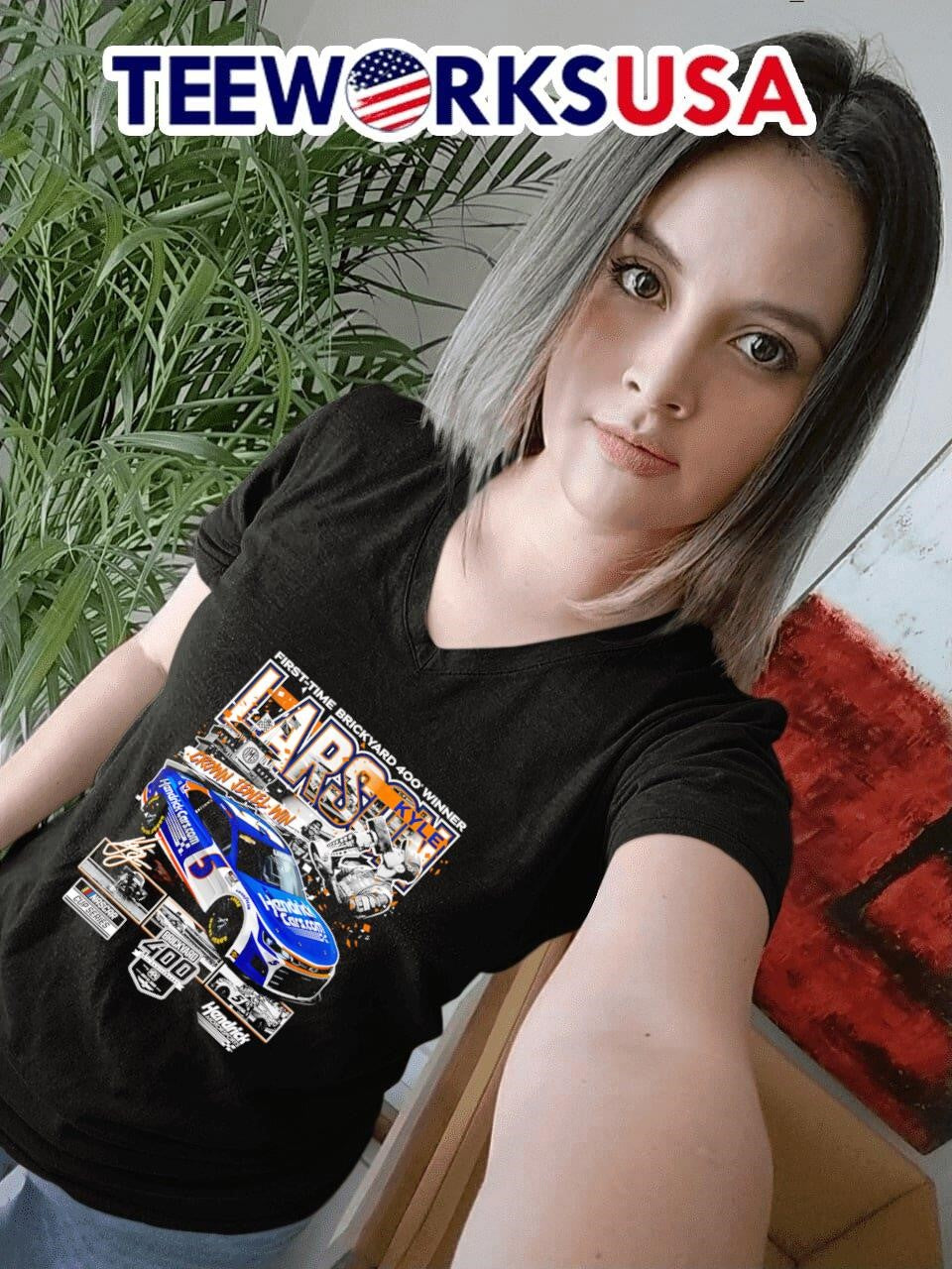 2024 Brickyard 400 30th Anniversary Race Winner Kyle - Adult & Kids T-Shirts, Sweatshirts & Hoodies apparel design preview 7