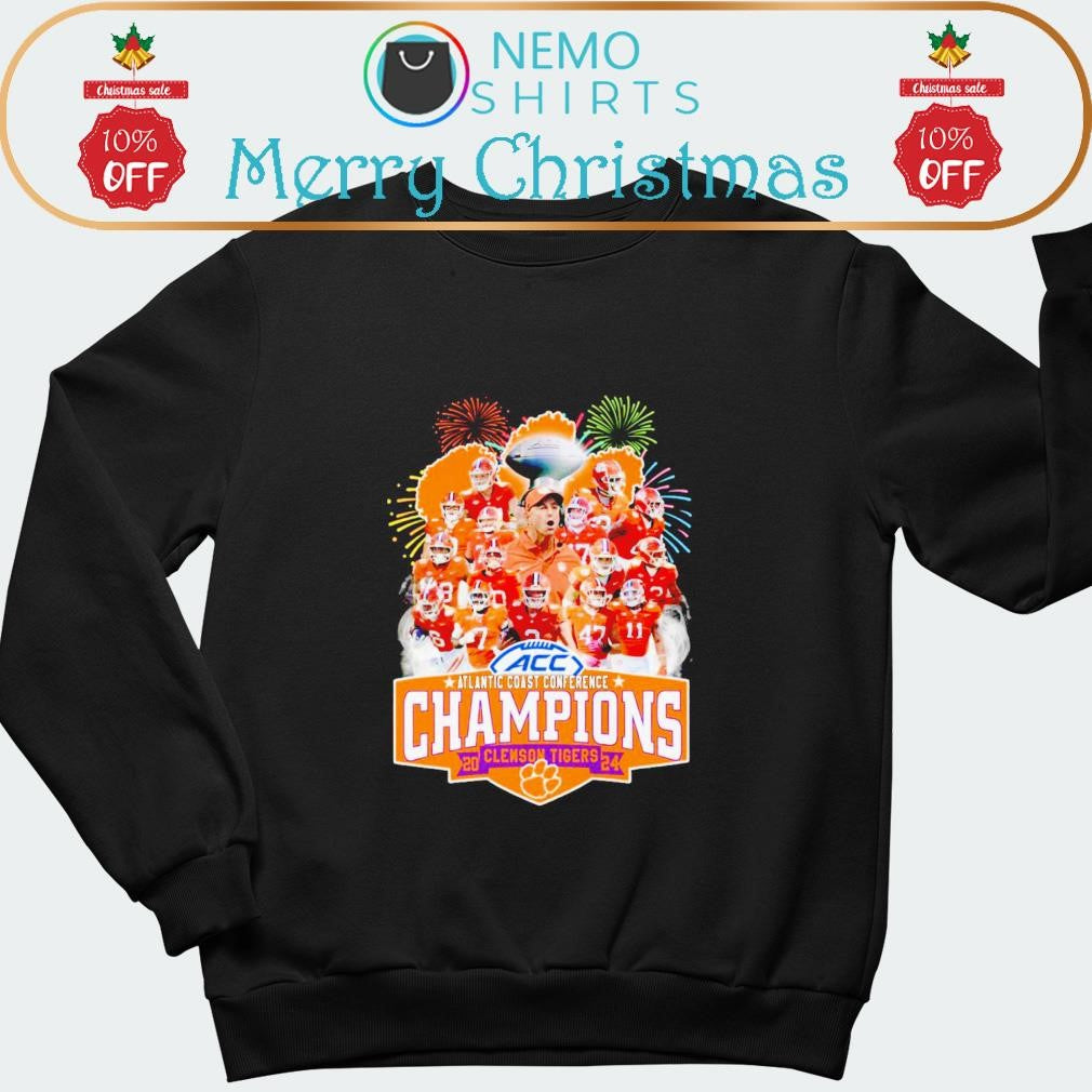 Clemson Tigers Atlantic Coast Conference champions - Adult & Kids T-Shirts, Sweatshirts & Hoodies apparel design preview 1