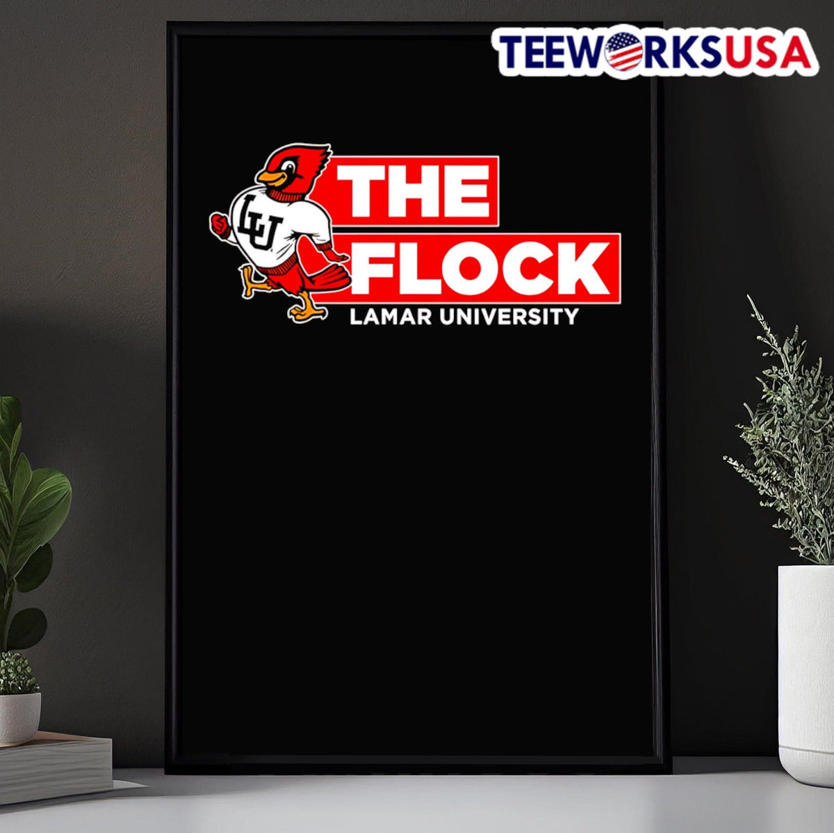 The Flock Lamar University - Adult & Kids T-Shirts, Sweatshirts & Hoodies apparel design preview 5