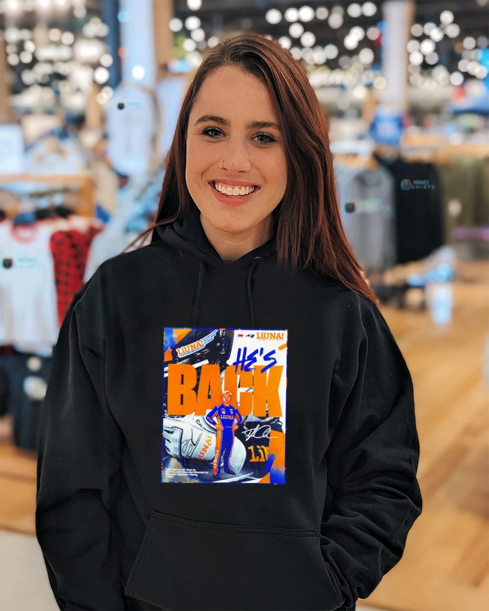 He's back Tyler Ankrum will return to the 18 LIUNA - Adult & Kids T-Shirts, Sweatshirts & Hoodies apparel design preview 5