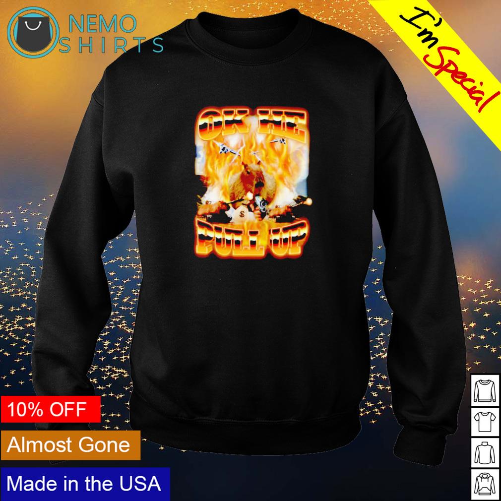 Capybara war ok he pull up - Adult & Kids T-Shirts, Sweatshirts & Hoodies apparel design preview 4