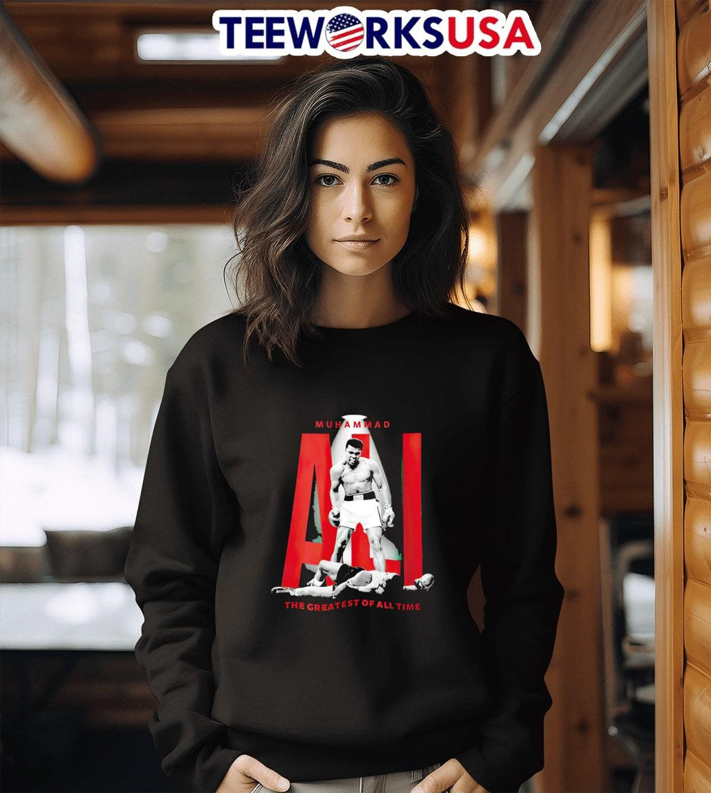 Muhammad alI greatest Boxer of all time - Adult & Kids T-Shirts, Sweatshirts & Hoodies apparel design preview 3