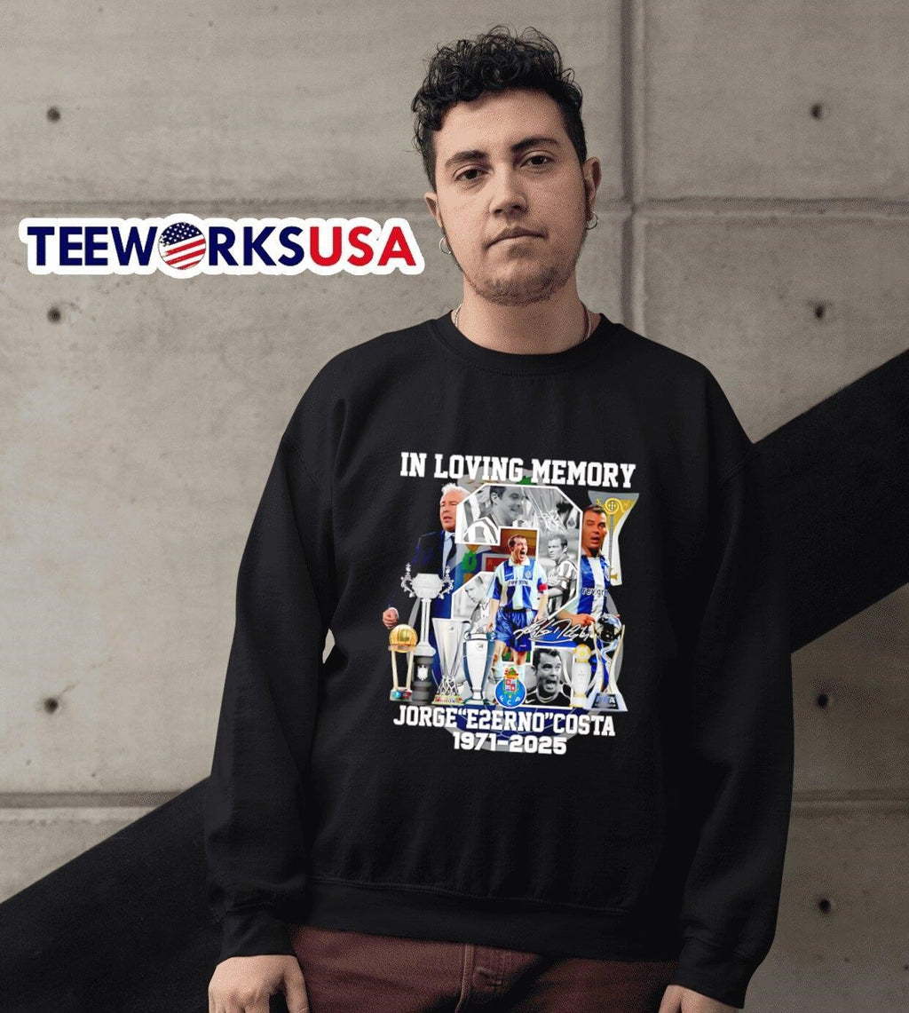 In loving memory Jorge E2erno Costa 1971 2025 - Adult & Kids T-Shirts, Sweatshirts & Hoodies apparel design preview 6