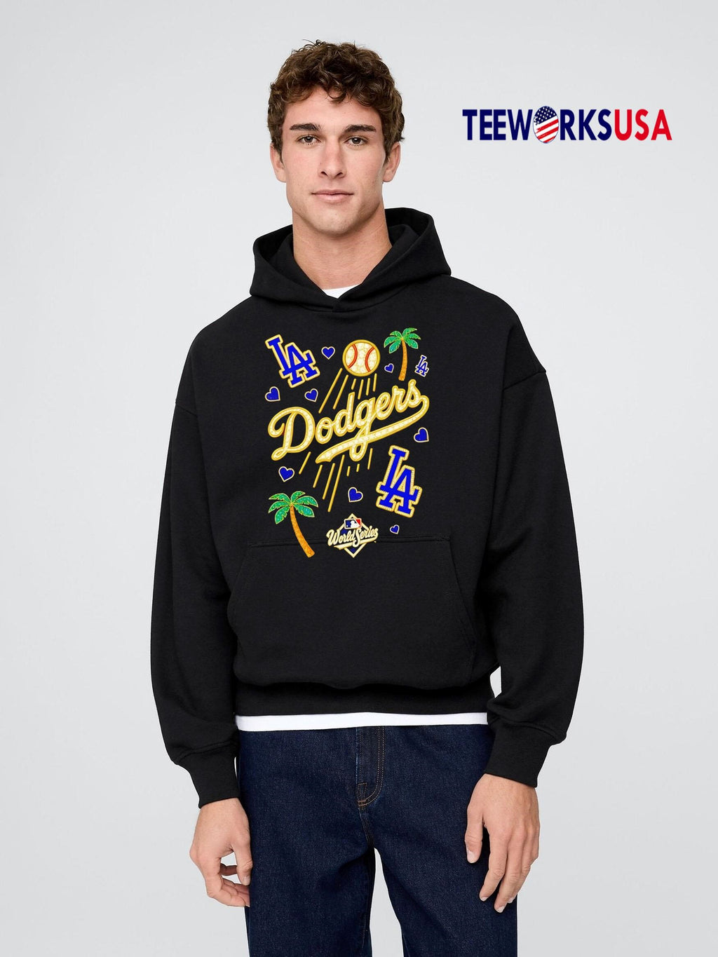 Top Dodgers World Series Bling 2025 - Adult & Kids T-Shirts, Sweatshirts & Hoodies apparel design preview 2