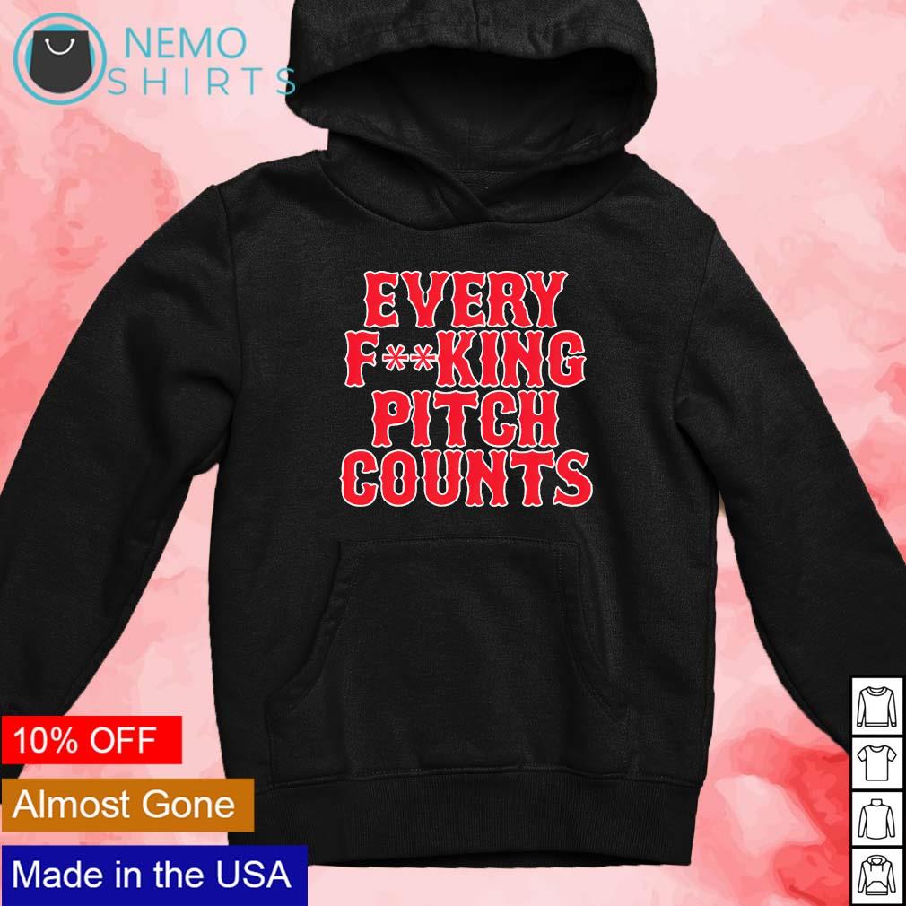 Every fucking pitch counts - Adult & Kids T-Shirts, Sweatshirts & Hoodies apparel design preview 2