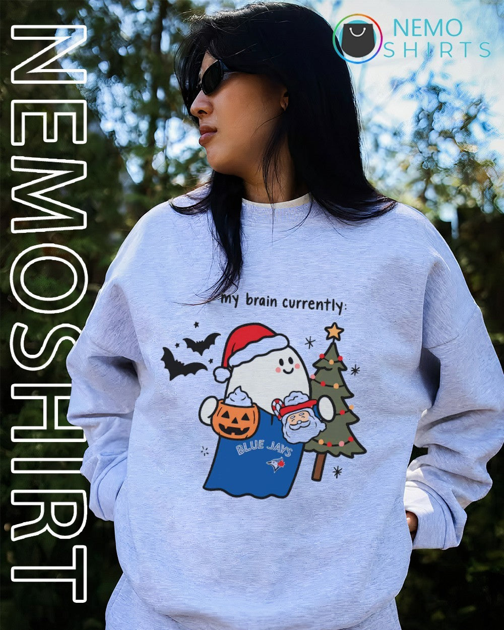 My brain currently Toronto Blue Jays halloween and - Adult & Kids T-Shirts, Sweatshirts & Hoodies apparel design preview 4
