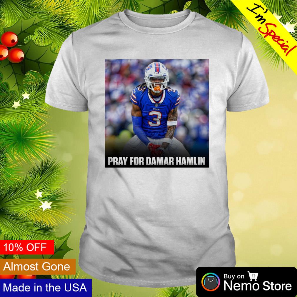 Pray for Damar Hamlin Buffalo Bills - Adult & Kids T-Shirts, Sweatshirts & Hoodies apparel design preview 1