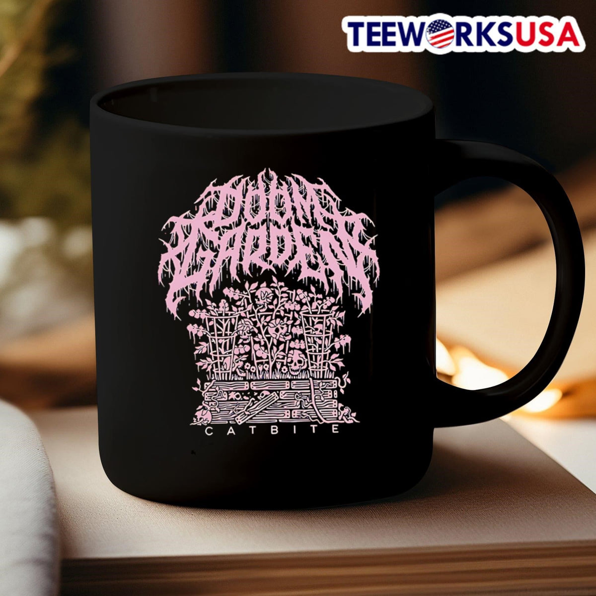 Catbite Doom Garden - Adult & Kids T-Shirts, Sweatshirts & Hoodies apparel design preview 3