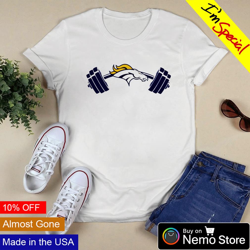 Denver Broncos Nathaniel Hackett weightlifting - Adult & Kids T-Shirts, Sweatshirts & Hoodies apparel design preview 3