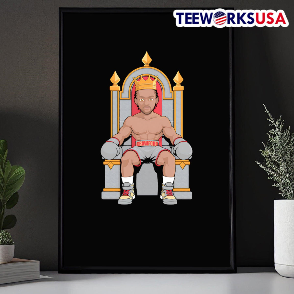 Terence Crawford Throne - Adult & Kids T-Shirts, Sweatshirts & Hoodies apparel design preview 5