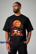 Charlie brown and Snoopy watching chicago bears - Adult & Kids T-Shirts, Sweatshirts & Hoodies apparel design preview 1
