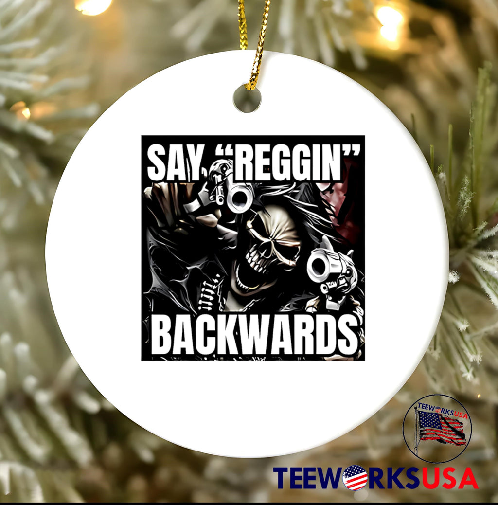 Say Reggin Backwards - Adult & Kids T-Shirts, Sweatshirts & Hoodies apparel design preview 3