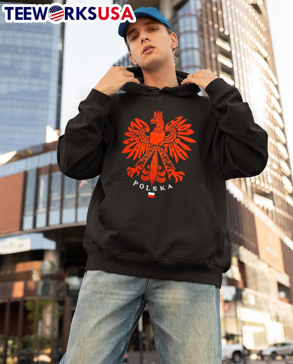 Cleveland that I love polska - Adult & Kids T-Shirts, Sweatshirts & Hoodies apparel design preview 3