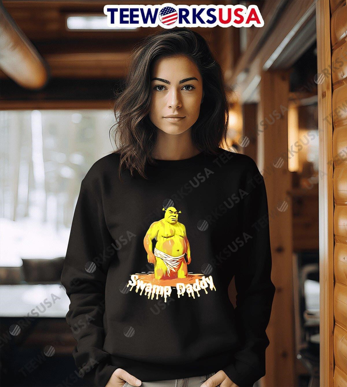 Swamp Daddy Shrek - Adult & Kids T-Shirts, Sweatshirts & Hoodies apparel design preview 6