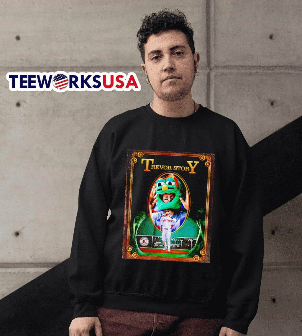 Trevor Story driven in all 3 Red Sox tonight - Adult & Kids T-Shirts, Sweatshirts & Hoodies apparel design preview 6