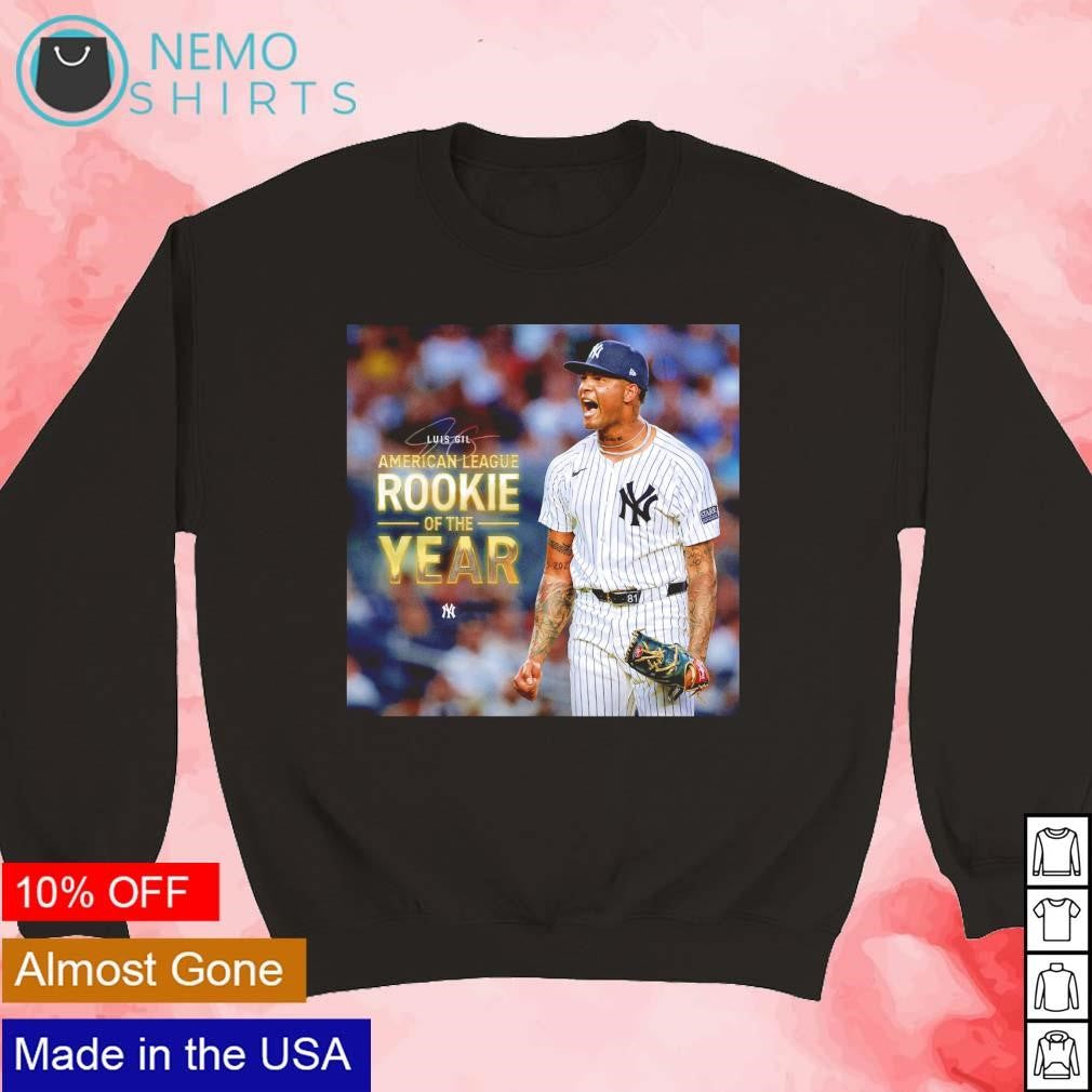 Luis Gil New York Yankees 2024 American League Rookie - Adult & Kids T-Shirts, Sweatshirts & Hoodies apparel design preview 5