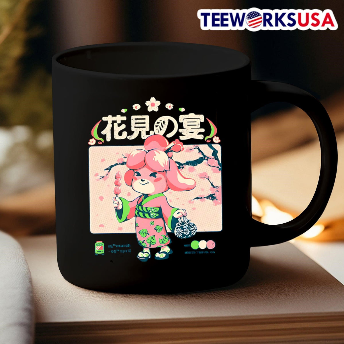 Crossing Hanami Isabelle Animal - Adult & Kids T-Shirts, Sweatshirts & Hoodies apparel design preview 3