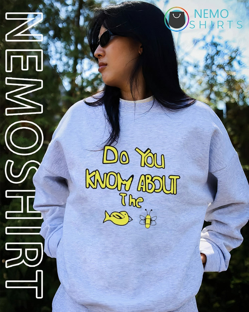 Do you know about the bird bee - Adult & Kids T-Shirts, Sweatshirts & Hoodies apparel design preview 4