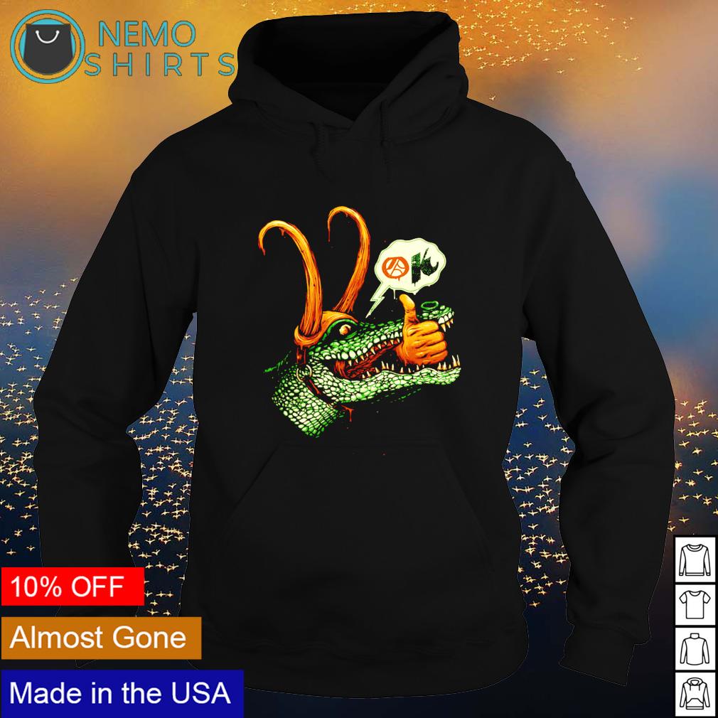 Alligator Loki ok - Adult & Kids T-Shirts, Sweatshirts & Hoodies apparel design preview 2