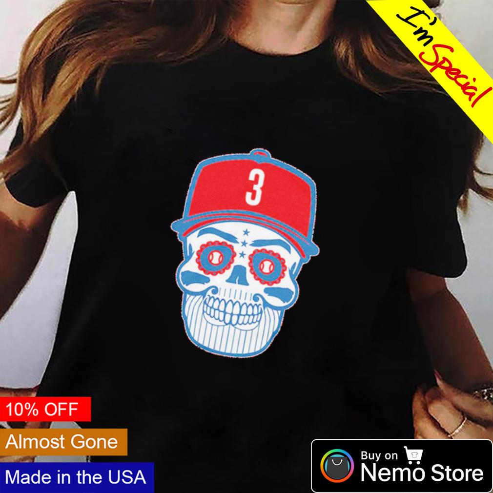 Bryce Harper sugar skull - Adult & Kids T-Shirts, Sweatshirts & Hoodies apparel design preview 2