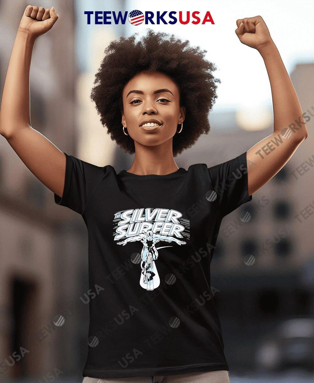 The Silver Surfer - Adult & Kids T-Shirts, Sweatshirts & Hoodies apparel design preview 8