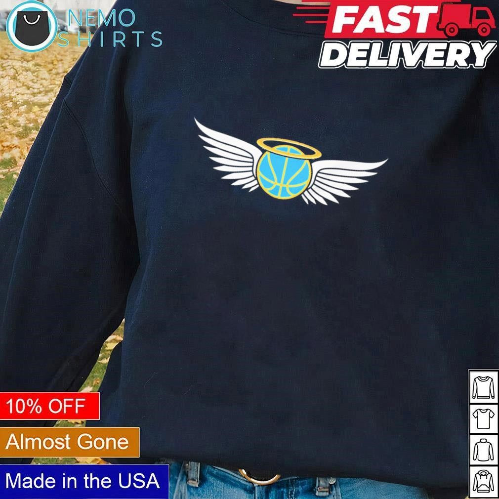 Chicago Sky Halo wings - Adult & Kids T-Shirts, Sweatshirts & Hoodies apparel design preview 3