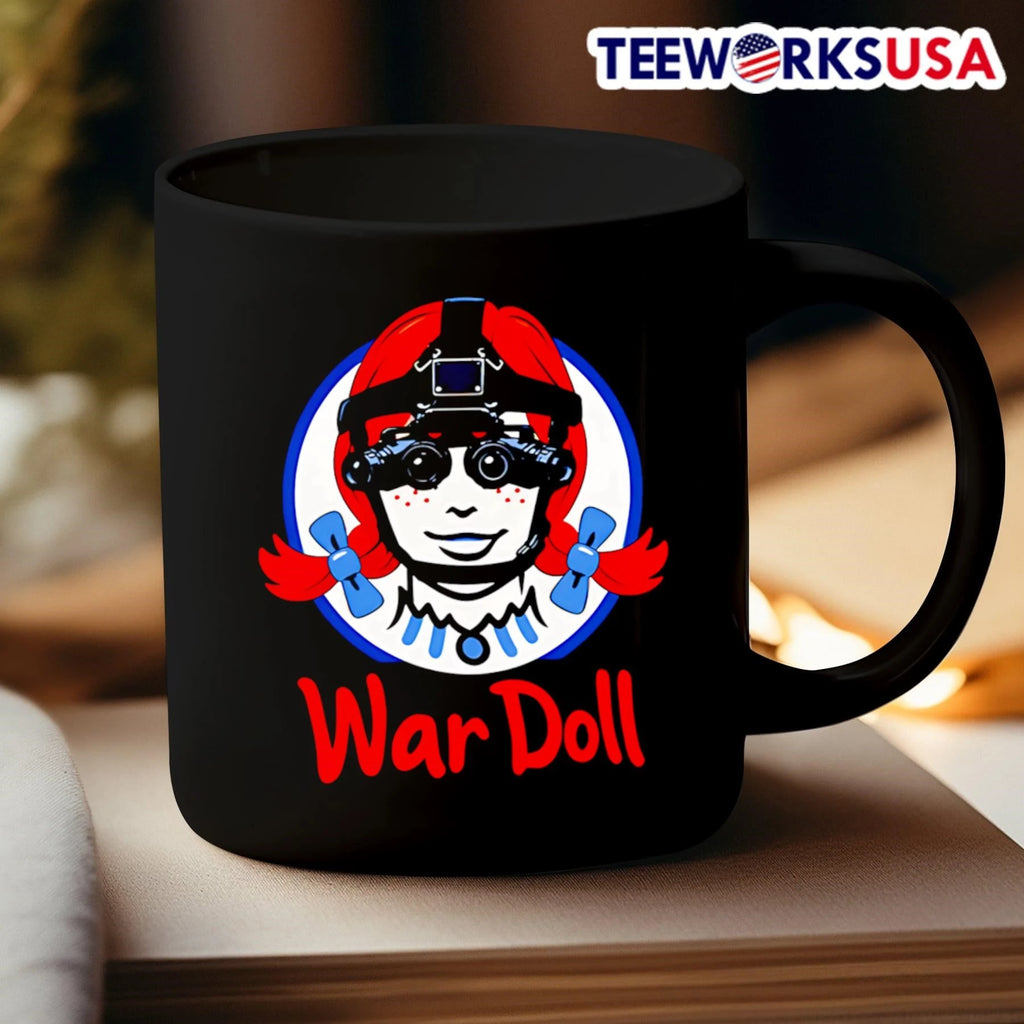 War Doll Wendy Night Vision Goggles Wendy's - Adult & Kids T-Shirts, Sweatshirts & Hoodies apparel design preview 3