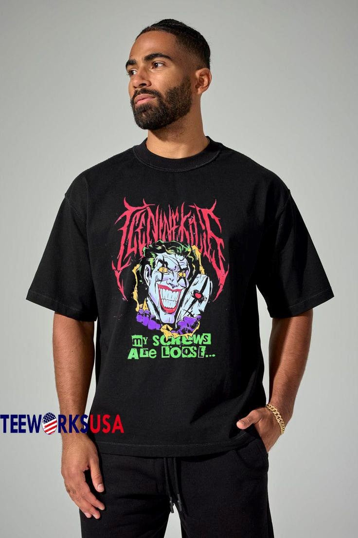 The Laugh Track My Screws Are Loose But Joke's On You - Adult & Kids T-Shirts, Sweatshirts & Hoodies apparel design preview 1