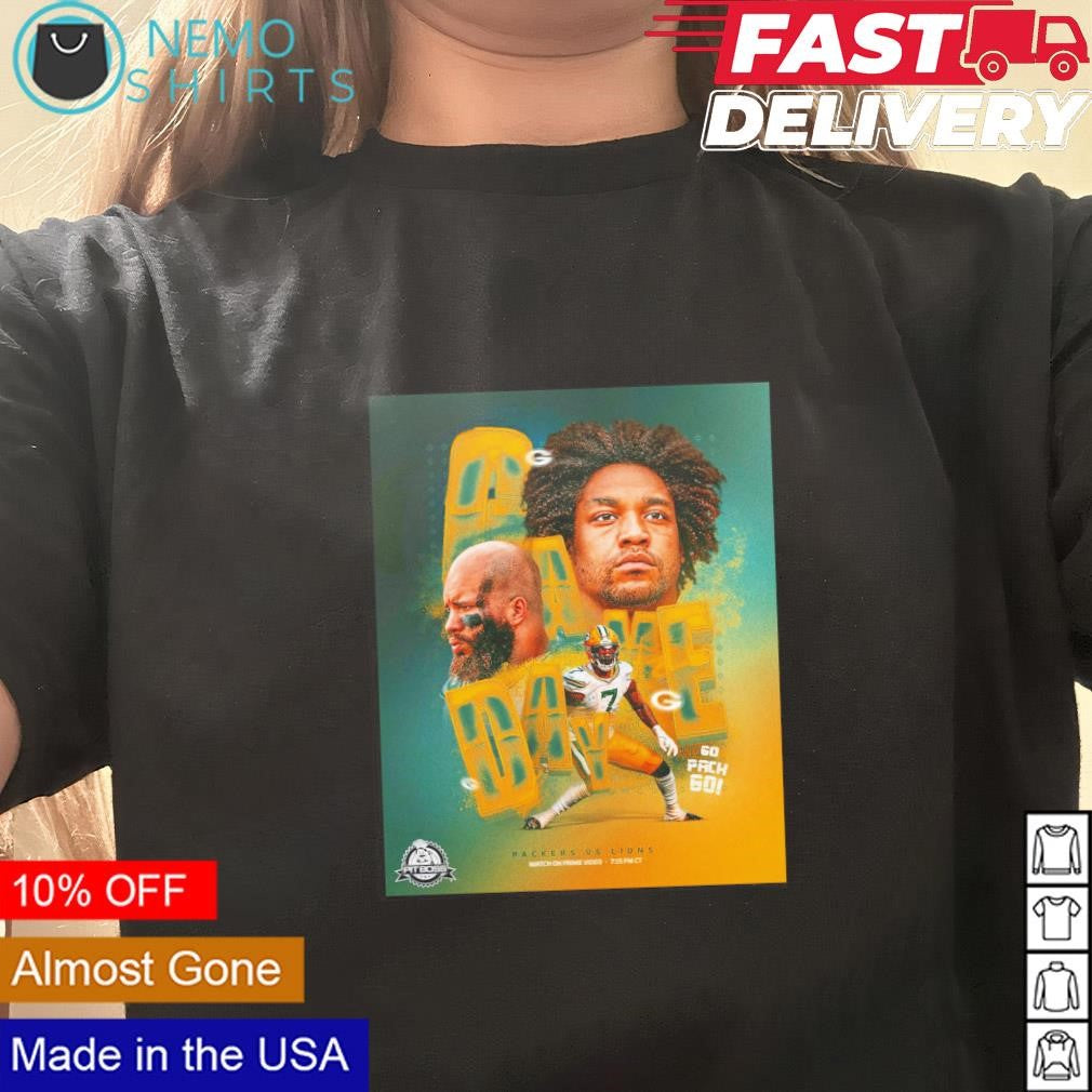 Game day Green Bay Packers vs Detroit Lions go pack - Adult & Kids T-Shirts, Sweatshirts & Hoodies apparel design preview 3