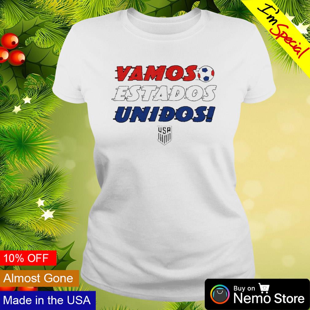 USMNT Vamos Estados Unidos Homage - Adult & Kids T-Shirts, Sweatshirts & Hoodies apparel design preview 3
