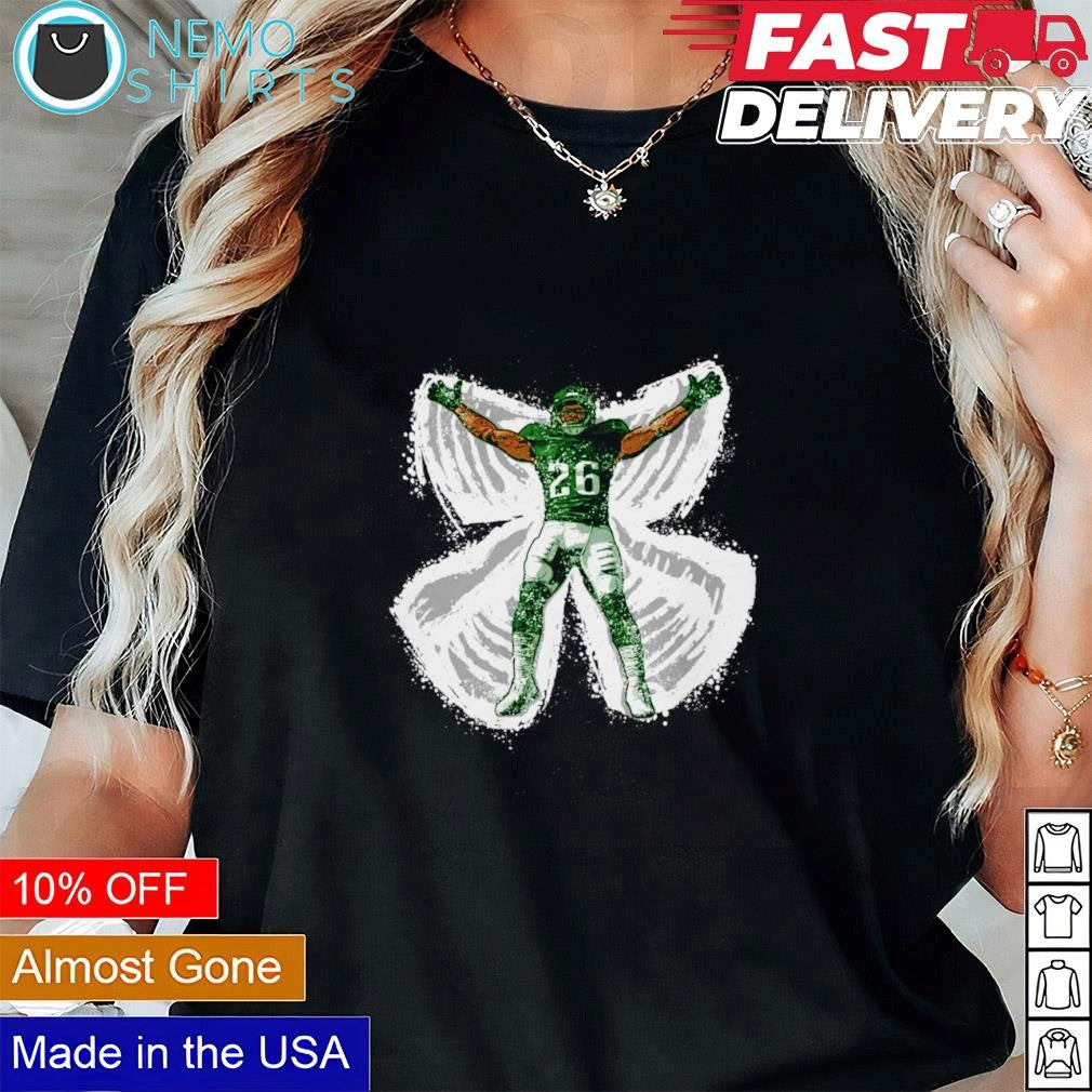 Saquon Barkley Philadelphia snow angel - Adult & Kids T-Shirts, Sweatshirts & Hoodies apparel design preview 1