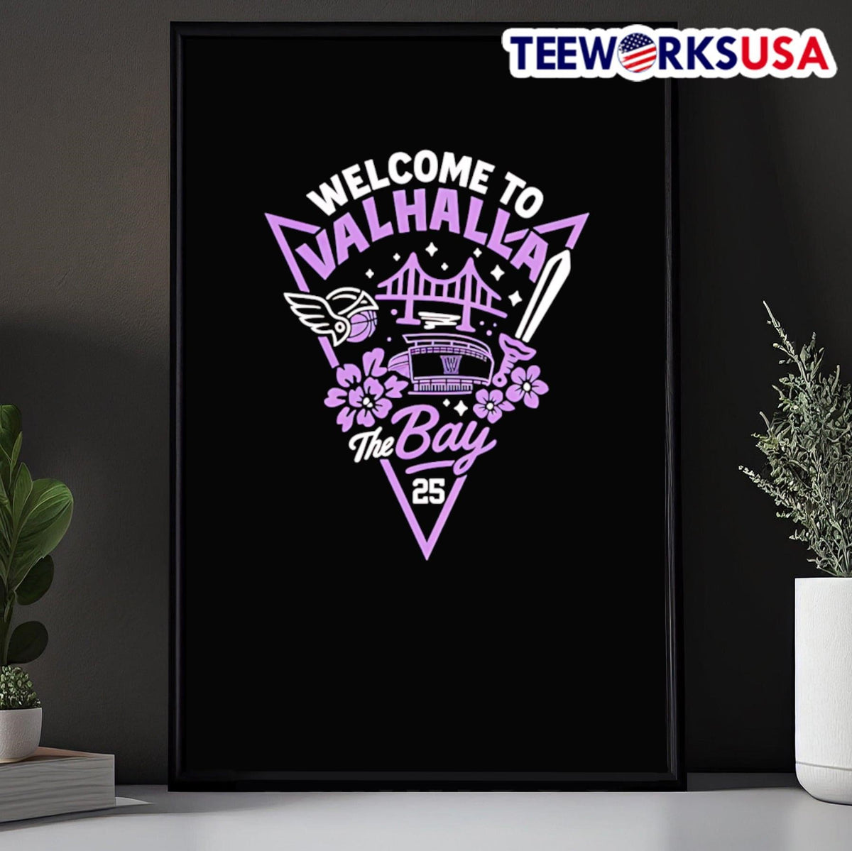 Welcome to Valhalla the bay 2025 - Adult & Kids T-Shirts, Sweatshirts & Hoodies apparel design preview 5