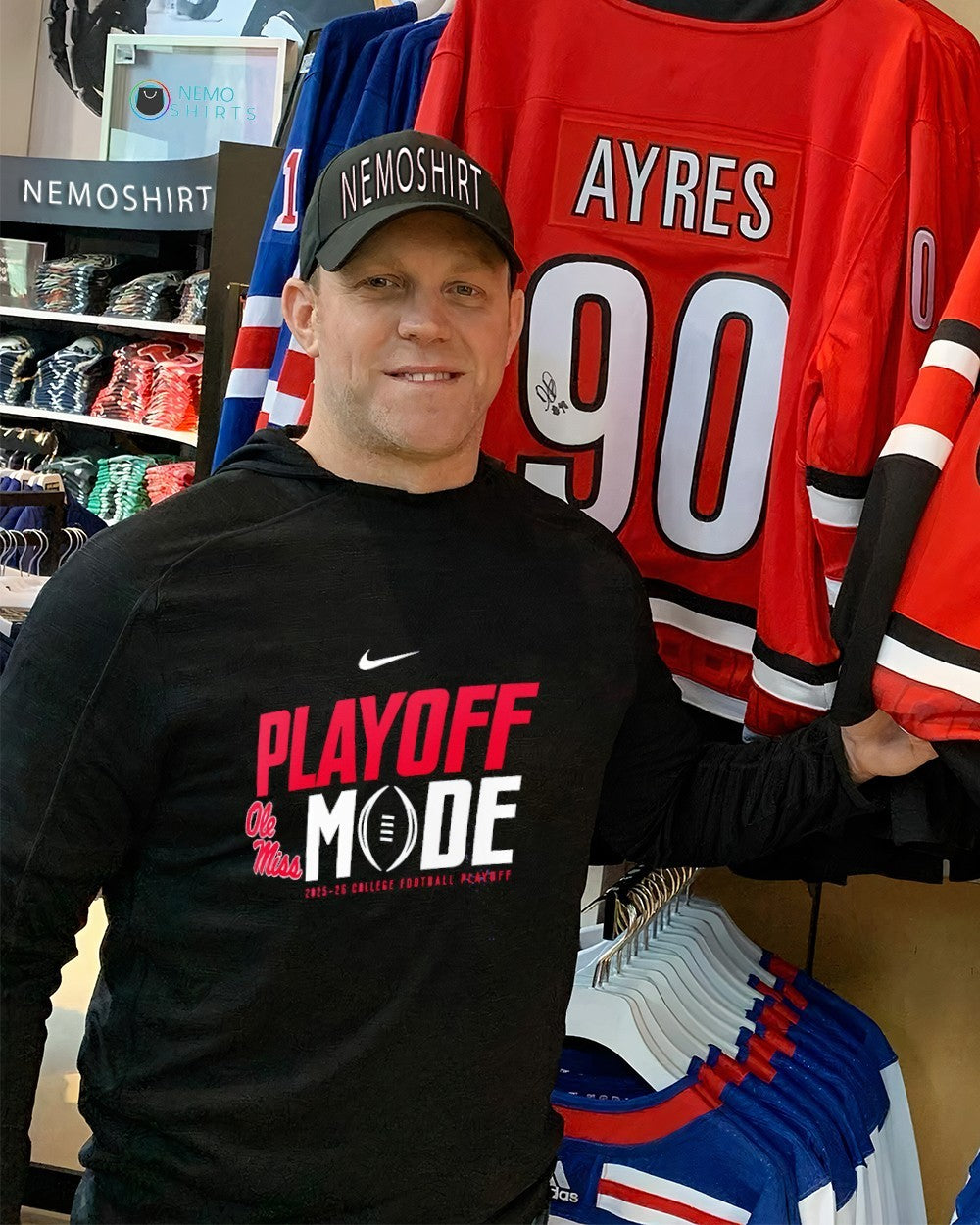 Ole Miss Rebels Playoff mode 2025 26 College Football - Adult & Kids T-Shirts, Sweatshirts & Hoodies apparel design preview 2